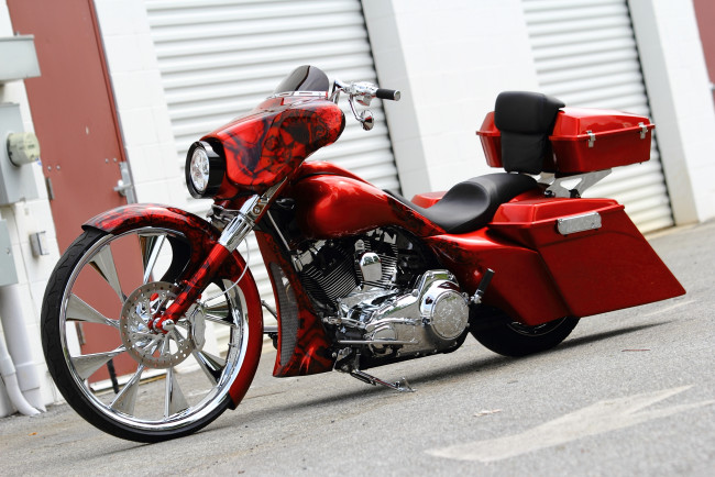 Обои картинки фото мотоциклы, customs, bagger