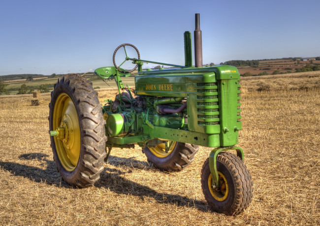 Обои картинки фото техника, тракторы, поле, трактор