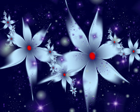 Картинка 3д+графика цветы+ flowers узор фон цвета