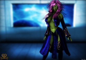 Картинка 3д+графика фантазия+ fantasy девушка взгляд фон