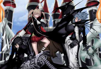 Картинка soul+eater аниме elizabeth thompson soul eater evans death the kid nakatsukasa tsubaki maka albarn black star patricia парень фон взгляд девушка