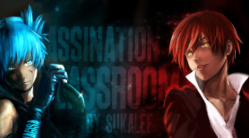 Картинка аниме ansatsu+kyoushitsu парни арт буквы ansatsu kyoushitsu