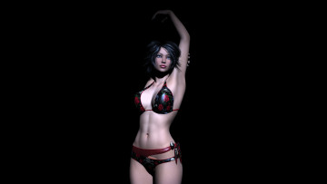 Картинка 3д+графика люди+ people девушка взгляд фон