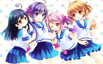 Картинка аниме kantai+collection арт ushio sazanami oboro sakurazawa izumi девочки kancolle akebono kantai collection