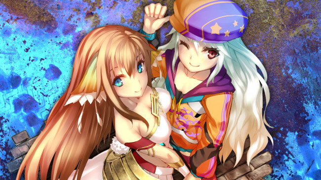 Обои картинки фото ciel nosurge, аниме, животные,  существа, арт, девушки, ntny, ion, ciel, nosurge, ar, ode, to, an, unborn, star, ionasol