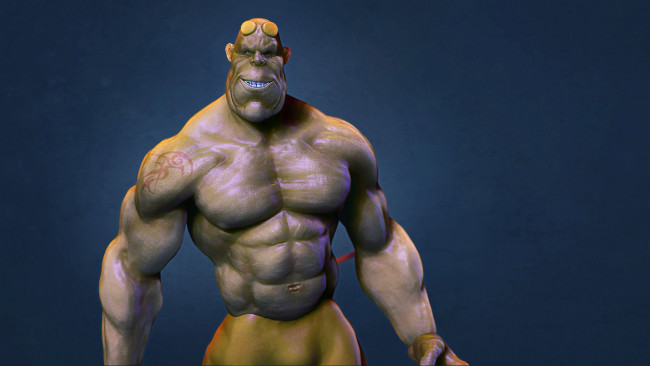 Обои картинки фото рисованное, комиксы, hellboy