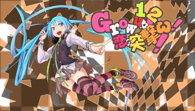 Обои картинки фото аниме, vocaloid, hatsune, miku, fu-ta, арт, девушка