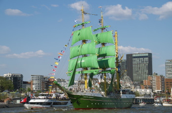 Картинка корабли парусники паруса мачты