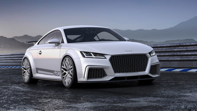 Обои картинки фото audi tt quattro sport concept 2014, автомобили, audi, 2014, concept, sport, quattro, tt