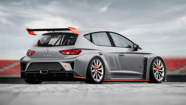 Обои картинки фото seat leon cup racer concept 2013, автомобили, seat, leon, concept, racer, cup, 2013