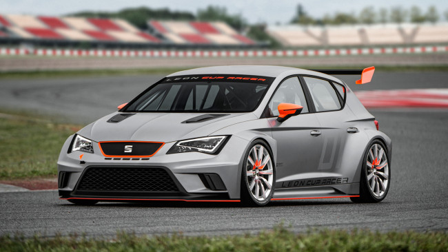 Обои картинки фото seat leon cup racer concept 2013, автомобили, seat, leon, 2013, concept, cup, racer