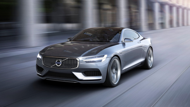 Обои картинки фото volvo coupe concept 2013, автомобили, volvo, 2013, coupe, concept
