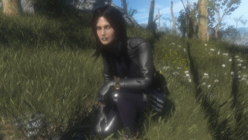 Картинка 3д+графика фантазия+ fantasy взгляд девушка фон