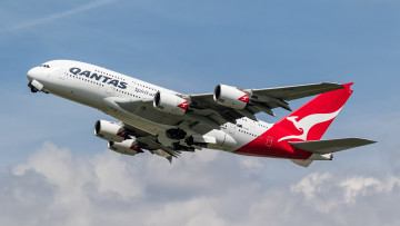 Картинка airbus+a380 авиация пассажирские+самолёты авиалайнер