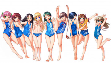 Картинка аниме unknown +другое фон взгляд девушки