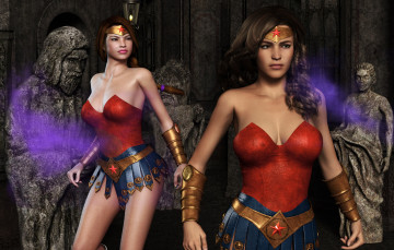 Картинка 3д+графика фантазия+ fantasy фон взгляд девушки