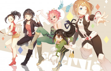 Картинка аниме boku+no+hero+academia персонажи