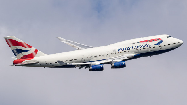 Обои картинки фото boeing 747, авиация, пассажирские самолёты, авиалайнер