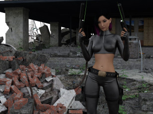 Картинка 3д+графика фантазия+ fantasy фон взгляд девушка