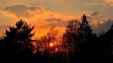 Картинка природа восходы закаты простор