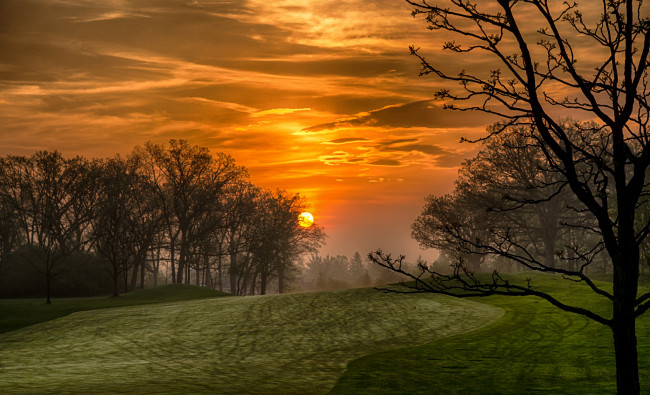 Обои картинки фото природа, восходы, закаты, простор