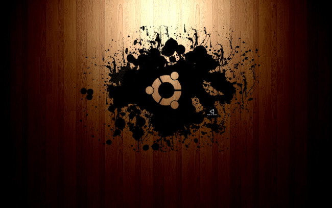 Обои картинки фото компьютеры, ubuntu linux, логотип, фон