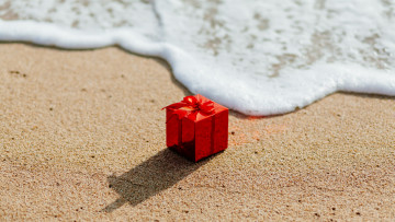 Картинка праздничные подарки+и+коробочки волна бант песок подарок
