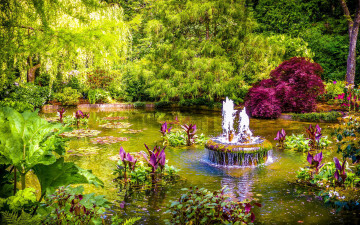 Картинка butchart+gardens british+columbia canada природа парк butchart gardens british columbia
