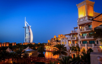 Картинка города дубай+ оаэ burj al arab hotel