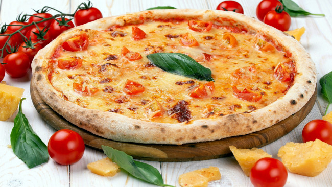 Обои картинки фото еда, пицца