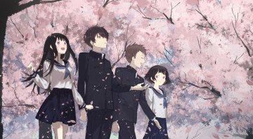 Картинка аниме hyouka хьёука