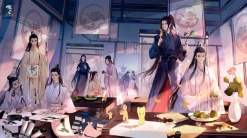 Картинка аниме mo+dao+zu+shi персонажи