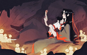 Картинка аниме mo+dao+zu+shi вэй усянь ребенок сон пещера