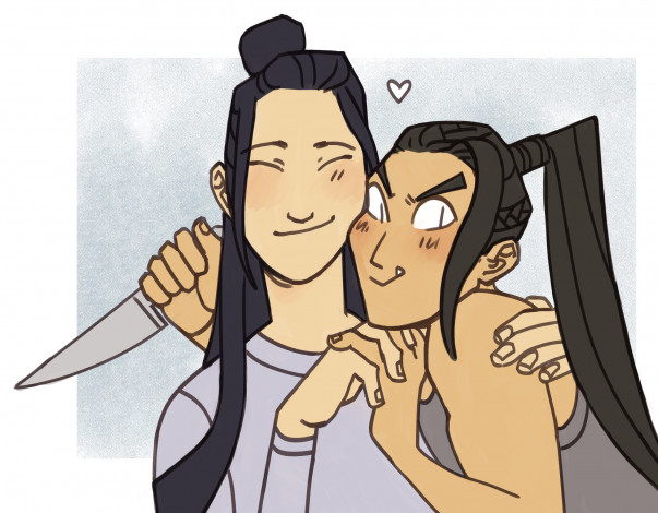 Обои картинки фото сюэ ян и сяо синчень, аниме, mo dao zu shi, the, untamed, неукротимый, повелитель, чэньцин, мосян, тунсю, mo, dao, zu, shi, магистр, дьявольского, культа