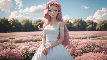 Картинка аниме пейзажи +природа нейросети графика нейроарт ai art нейронные сети рисунки нейро искусство