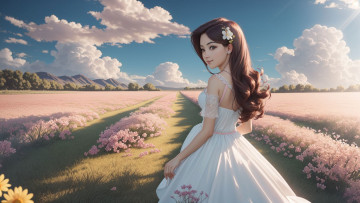 Картинка аниме пейзажи +природа нейросети графика нейроарт ai art нейронные сети рисунки нейро искусство