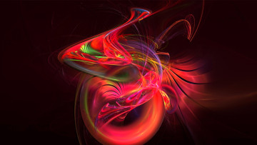 Картинка 3д+графика абстракция+ abstract смешение