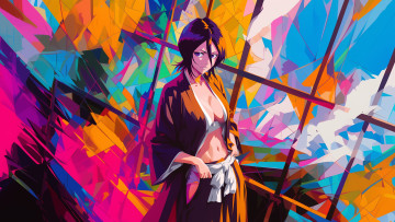 Картинка аниме bleach рукия