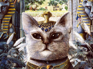 Картинка рисованные животные коты