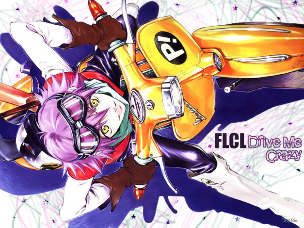 Обои картинки фото аниме, flcl