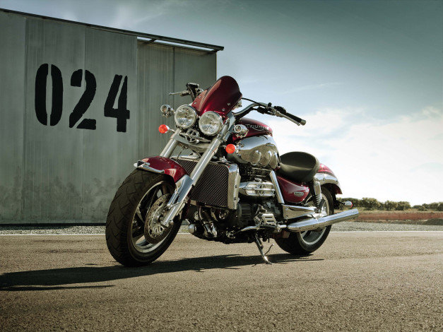 Обои картинки фото мотоциклы, triumph
