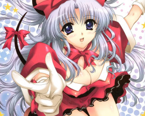 Картинка аниме merry chrismas winter