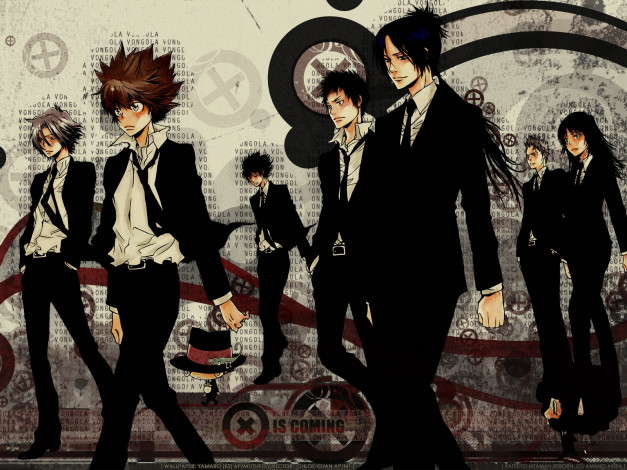 Обои картинки фото аниме, katekyo, hitman, reborn