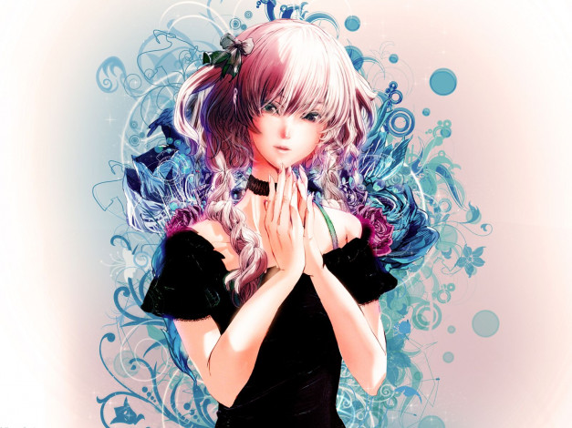 Обои картинки фото аниме, pixiv, girls, collection, artbook