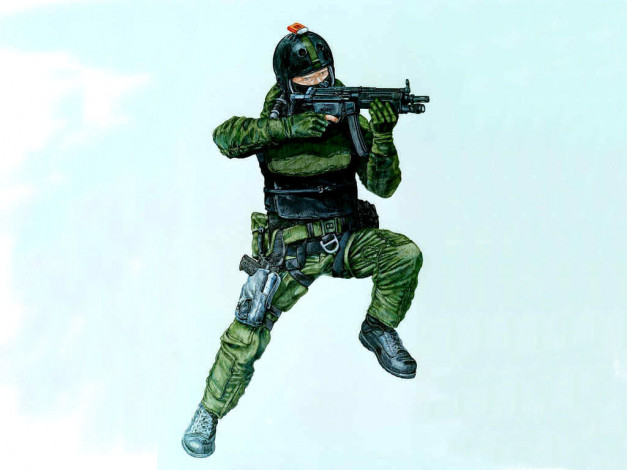 Обои картинки фото рисованные, армия