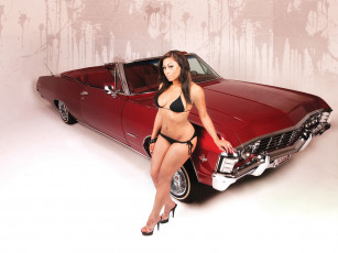 Картинка автомобили авто девушками