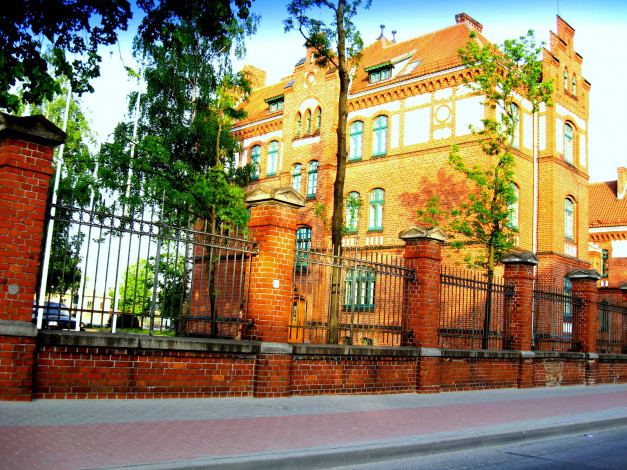 Обои картинки фото клайпеда, города, здания, дома