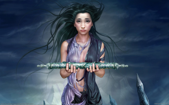 Обои картинки фото фэнтези, девушки