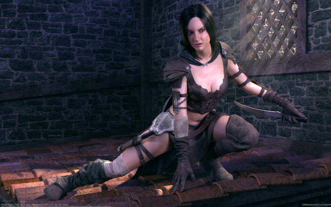 Обои картинки фото фэнтези, девушки