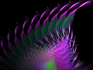 Картинка 3д графика fractal фракталы абстракция